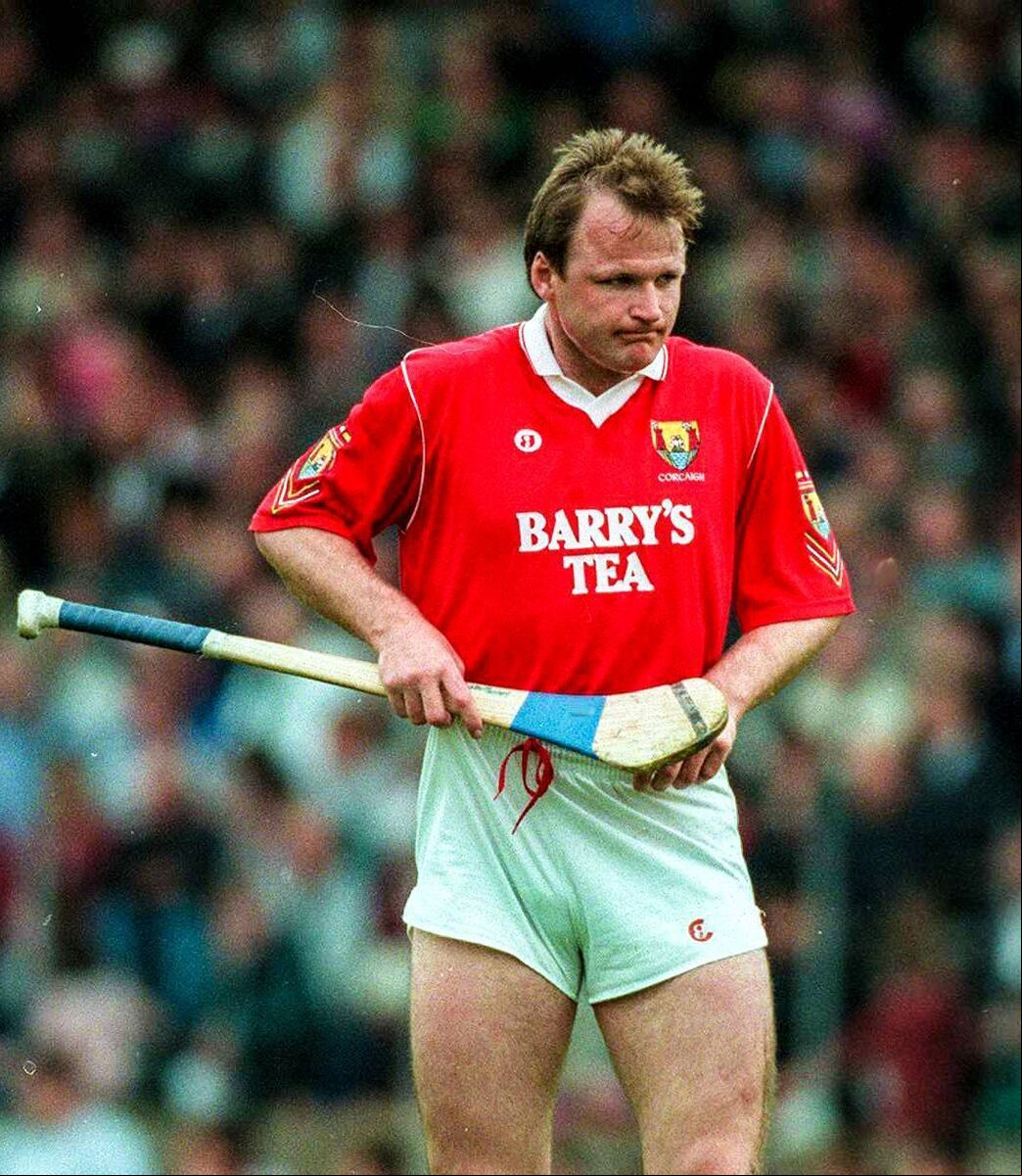 Teddy McCarthy in the latter stages of his career as a Cork hurler. Picture: INPHO/Tom Honan Teddy McCarthy in the latter stages of his career as a Cork hurler. Picture: INPHO/Tom Honan