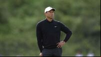 Tiger Woods apologises for tampon ‘prank’ on his return to action