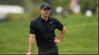 Eighth hole bites back as Rory McIlroy trails record pacesetters