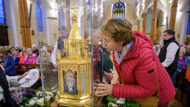 Watch: Thousands gather in Cork's North Cathedral for relics of Bernadette of Lourdes Watch: Thousands gather in Cork's North Cathedral for relics of Bernadette of Lourdes