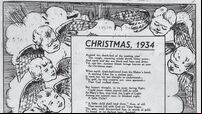 Inside the cover of the 1934 Holly Bough