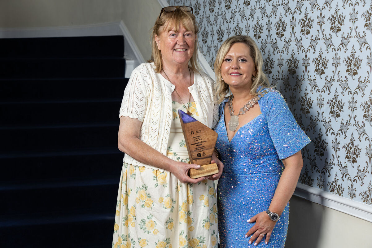  Cathy Fitzgibbon, President of Network Cork, with Caitríona Twomey. Picture: Darragh Kane