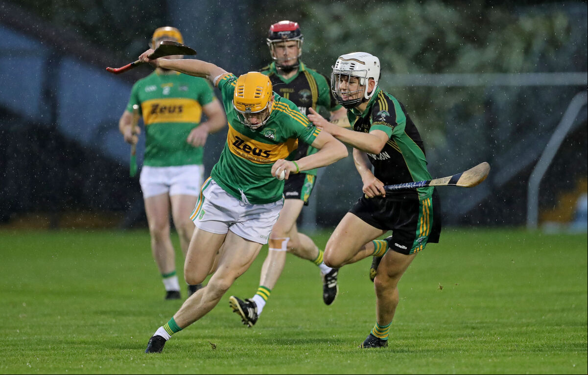 Ryan Deasy, Ballymartle, pictured here in pursuit of James Kearney, Castlelyons scored 0-5 from placed balls. Picture: Jim Coughlan. Ryan Deasy, Ballymartle, pictured here in pursuit of James Kearney, Castlelyons scored 0-5 from placed balls. Picture: Jim Coughlan.