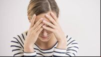 Nervous breakdown, isolated depressed woman