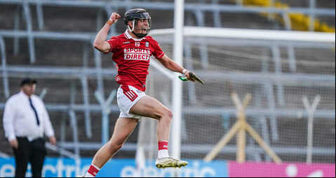 Sam Ring celebrates scoring a goal 16/5/2025