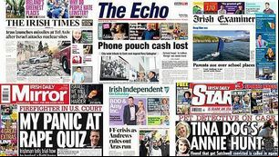 What the papers say: Saturday's front pages