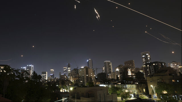 <p>Israel's air defense system fire to intercepts projectiles launched from Iran, as seen in Ramat Gan, near Tel Aviv, Israel Picture: AP Photo/Oded Balilty. </p> <p>Israel's air defense system fire to intercepts projectiles launched from Iran, as seen in Ramat Gan, near Tel Aviv, Israel Picture: AP Photo/Oded Balilty. </p>